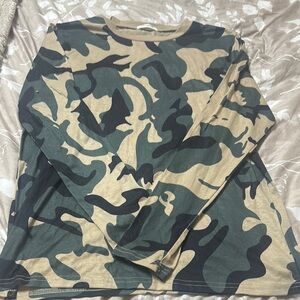 Camouflage Long Sleeve Shirt